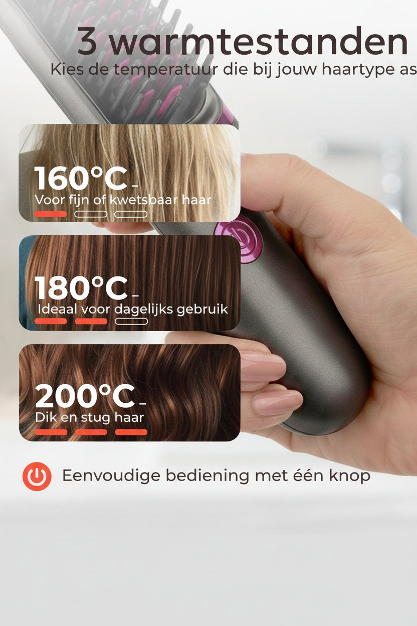 Femeni AirBrush™ Pro | Draadloze Stijlborstel