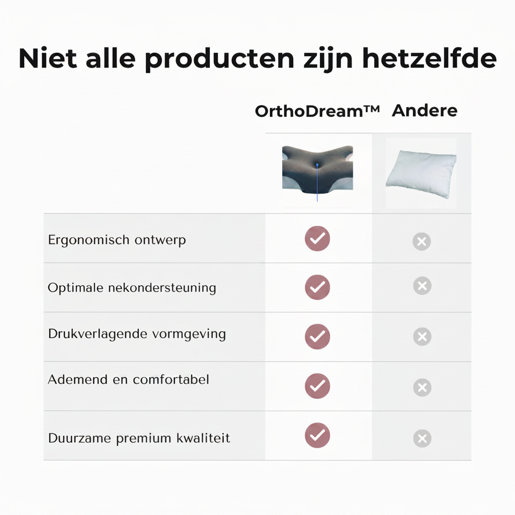 OrthoDream™ Ergonomisch Slaapkussen