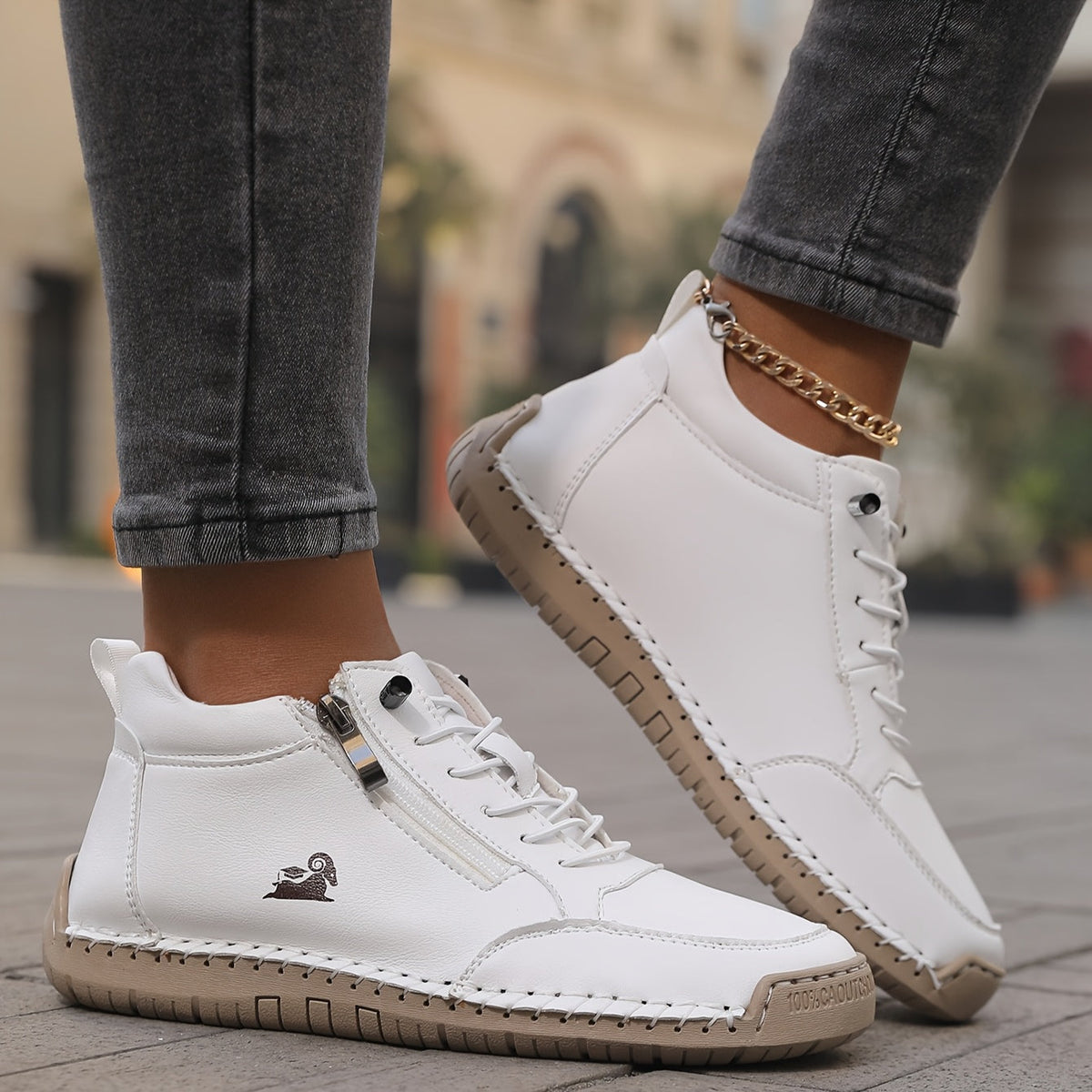 Mila™ – Comfortabele Orthopedische Sneakers met Ritssluiting