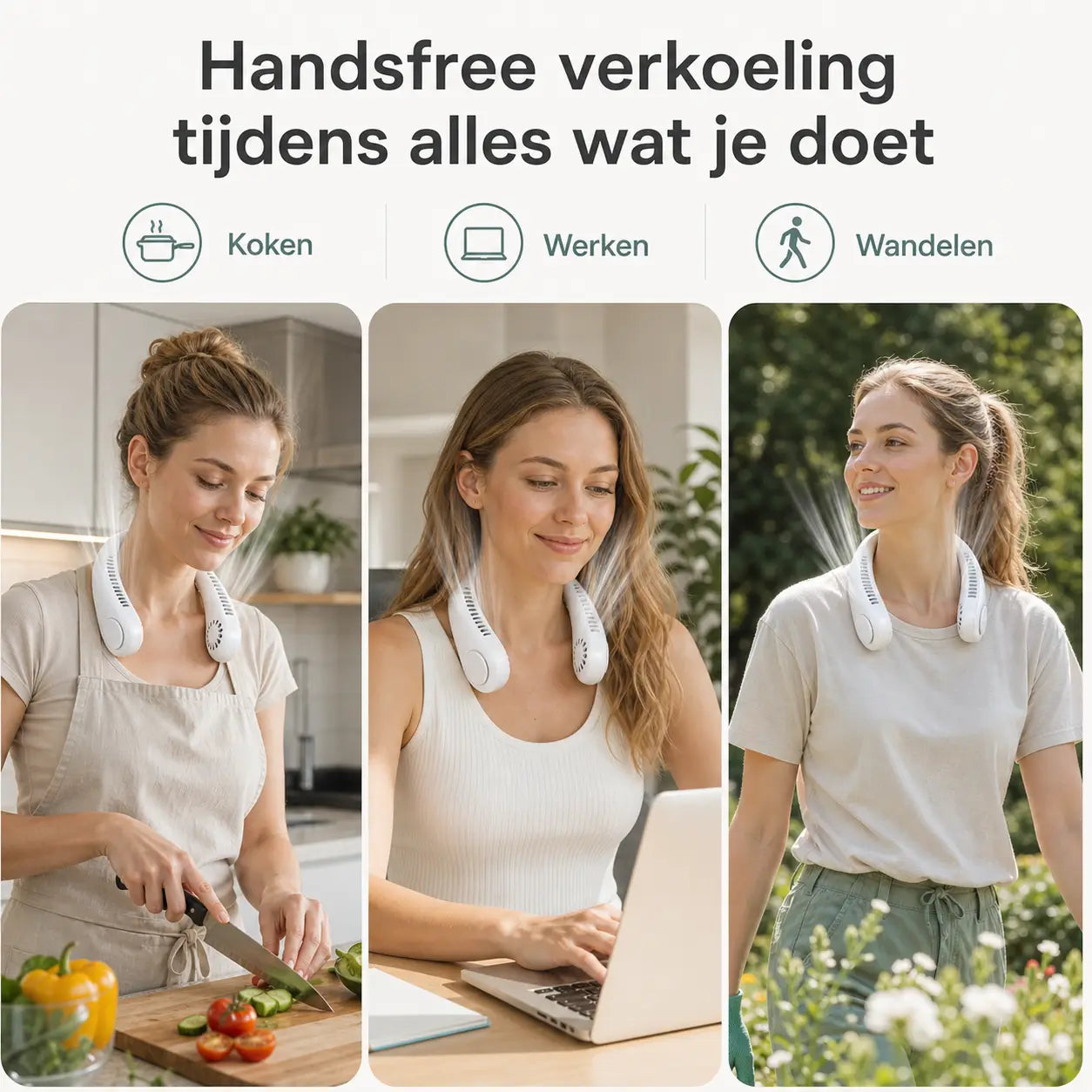 NekFan™ - Oplaadbare Nekventilator