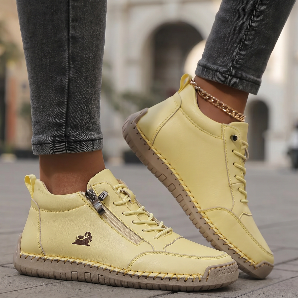 Mila™ – Comfortabele Orthopedische Sneakers met Ritssluiting